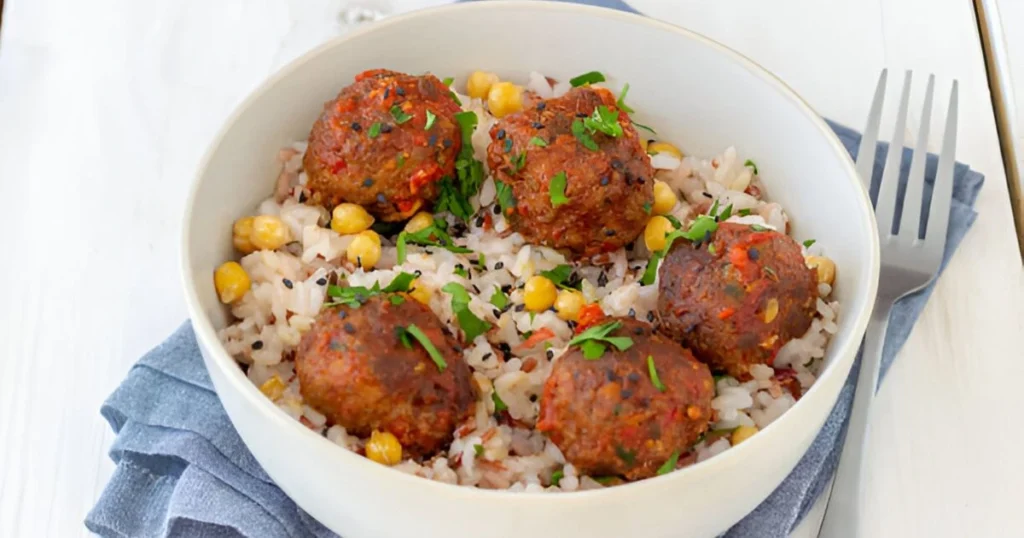 Delicious and easy steak fried rice served with vibrant vegetables.