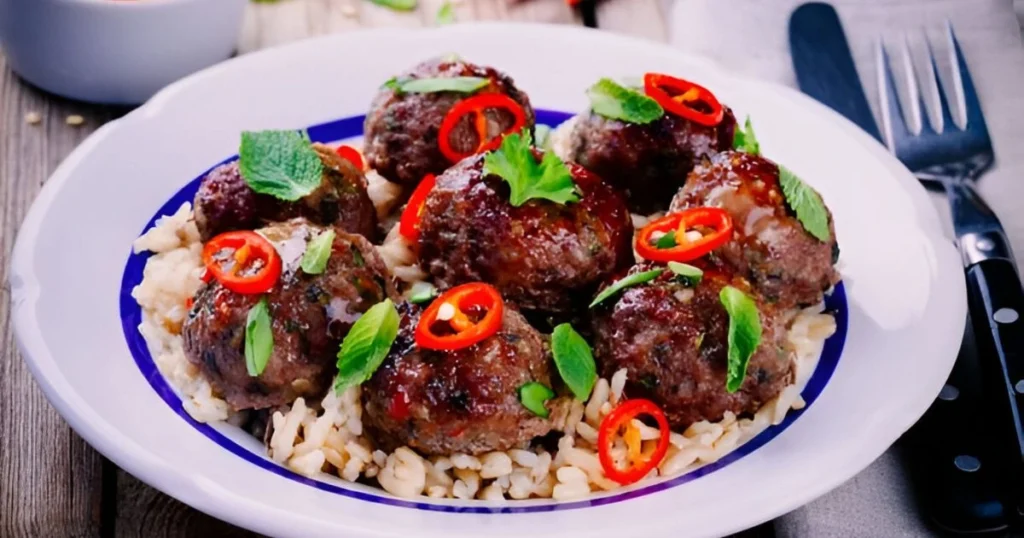 Delicious and easy steak fried rice served with vibrant vegetables.