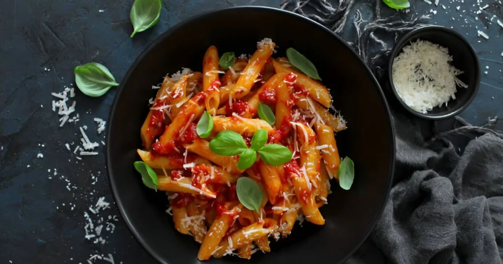 Easy beef stroganoff served in a bowl, garnished with fresh rosemary and paired with buttered noodles, showcasing a slow cooker recipe inspired by Taste of Home.