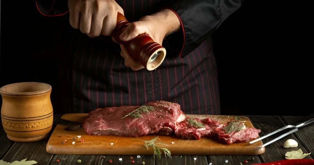 A beautifully plated dish featuring tender beef slices with colorful vegetables, served on a white plate, showcasing an easy and delicious beef recipe idea for a hearty meal.